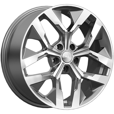 Диски Скад Ламберт 7,5x18 5x114,3 ET45 dia 67,1 алмаз графит - 1