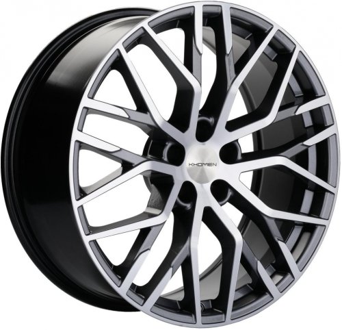 Диски Khomen Wheels KHW2005 (Touareg) 8,5x20 5x112 ET33 dia 66,5 gray-FP Россия - 1