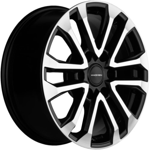 Диски Khomen Wheels KHW1805 (Pajero) 7,5x18 6x139,7 ET46 dia 67,1 black-FP - 1