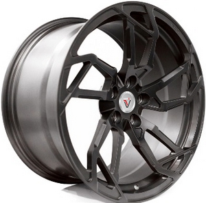 Диски Vissol F-555R 10,5x22 5x115 ET20 dia 71,6 matte black кованный - 1