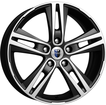 Диски K&K Прайм 6,5x17 5x114,3 ET40 dia 66,1 алмаз черный Россия - 1