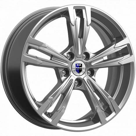 Диски K&K Karrera Light 7x18 5x114,3 ET40 dia 66,1 дарк платинум брайт - 1