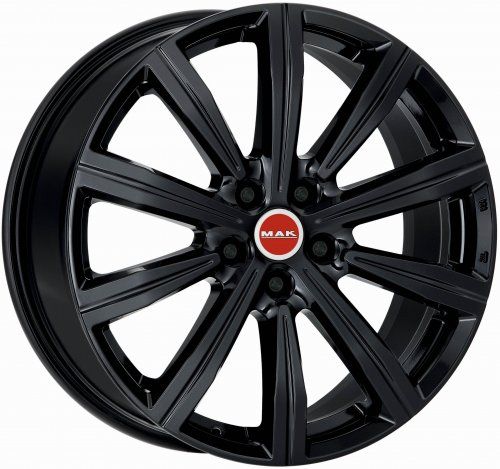 Диски MAK Birmingham 8,5x20 5x112 ET52 dia 66,6 gloss black - 1