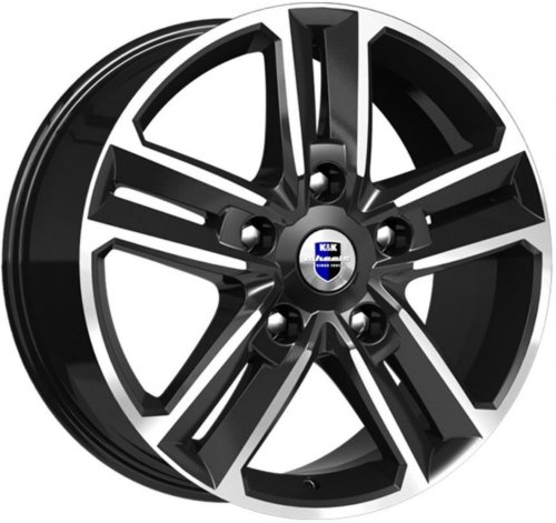 Диски K&K Backfire 8x18 5x114,3 ET45 dia 67,1 алмаз черный Россия - 1