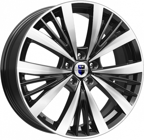 Диски K&K Марвел 7,5x19 5x114,3 ET34 dia 66,6 алмаз черный SK - 1