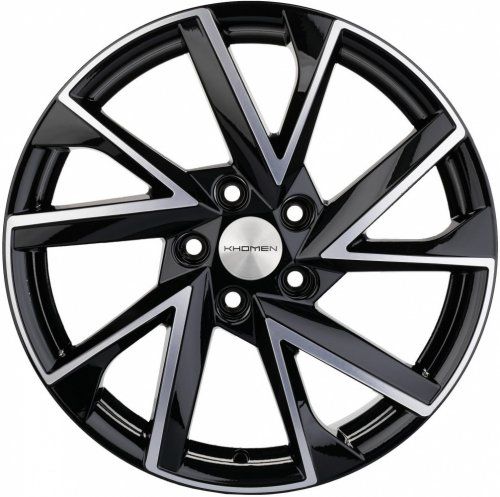 Диски Khomen Wheels KHW1714 (Kodiaq) 7x17 5x112 ET40 dia 57,1 black-FP Россия - 1