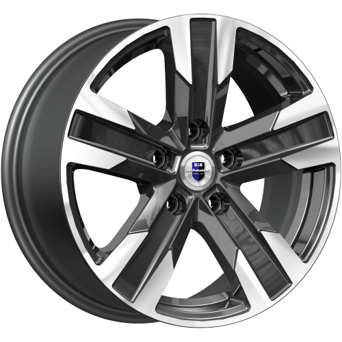 Диски K&K Висмут 7x16 5x114,3 ET35 dia 66,1 алмаз черный Россия - 1
