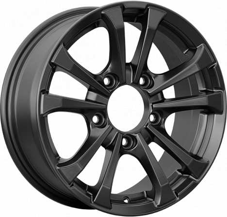 Диски Скад Тундра 6,5x16 5x139,7 ET40 dia 98,5 черный бархат Россия - 1