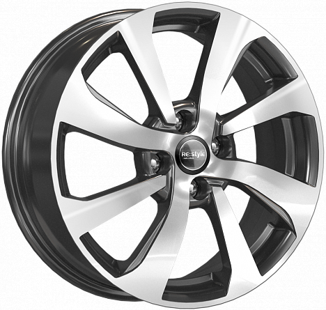 Диски iFree Replica Renault (КС893 (ZV 16_Sandero Stepway)) 6x16 4x100 ET37 dia 60,1 алмаз черный Россия - 1