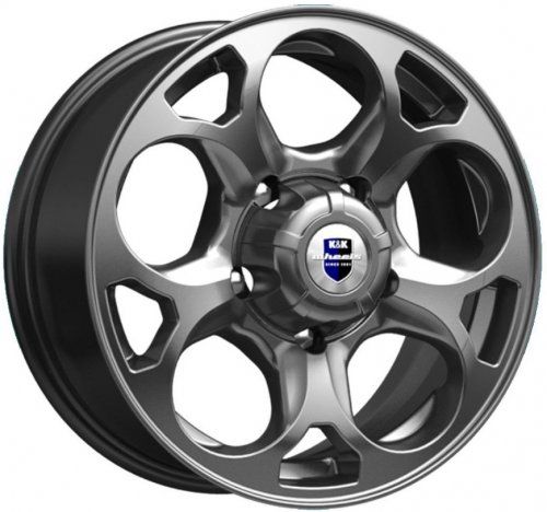 Диски K&K Линкс 7x16 5x139,7 ET35 dia 108,5 дарк платинум - 1