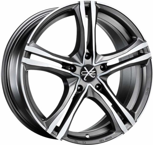 Диски OZ Racing X5B 8x18 5x110 ET38 dia 75 matt graphite diamond cut - 1