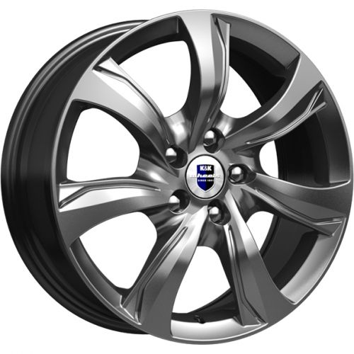 Диски K&K Либерти 7x17 5x114,3 ET35 dia 60,1 дарк платинум Россия - 1