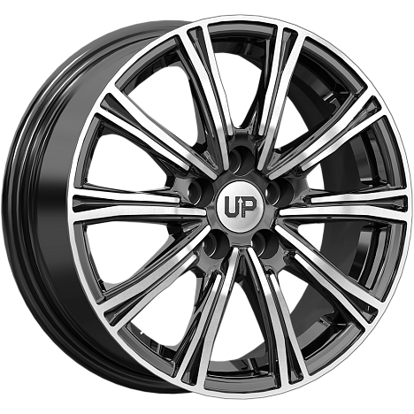 Диски Wheels UP Up123 6x15 5x100 ET38 dia 57,1 new diamond - 1