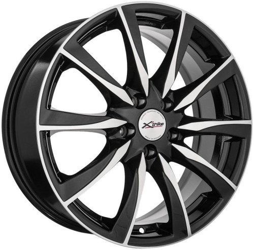 Диски X trike X-120M 7x17 5x108 ET45 dia 63,35 BK/FP Россия - 1