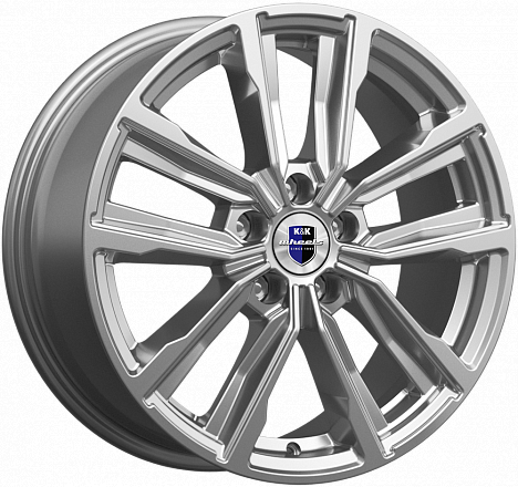 Диски K&K Лацио 7,5x17 5x108 ET35 dia 67,1 дарк платинум Россия - 1