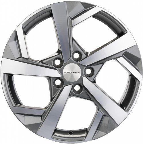 Диски Khomen Wheels KHW1712 (Karoq) 7x17 5x112 ET43 dia 57,1 gray-FP - 1