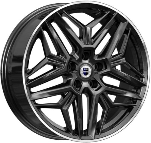 Диски K&K Колумб 7x19 5x114,3 ET40 dia 64,1 алмаз черный - 1