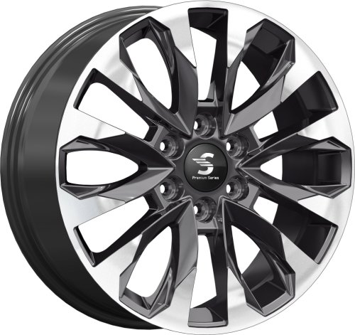 Диски K&K Premium Series КР007 (20_Haval H9) 8x20 6x139,7 ET42 dia 75,1 diamond black gris - 1