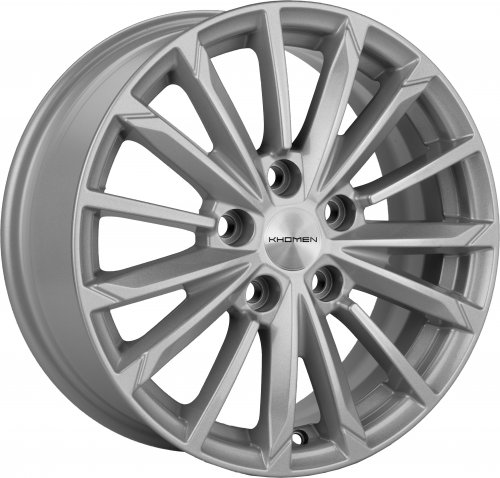 Диски Khomen Wheels KHW1611 (Corolla) 6,5x16 5x114,3 ET45 dia 60,1 F-silver Россия - 1