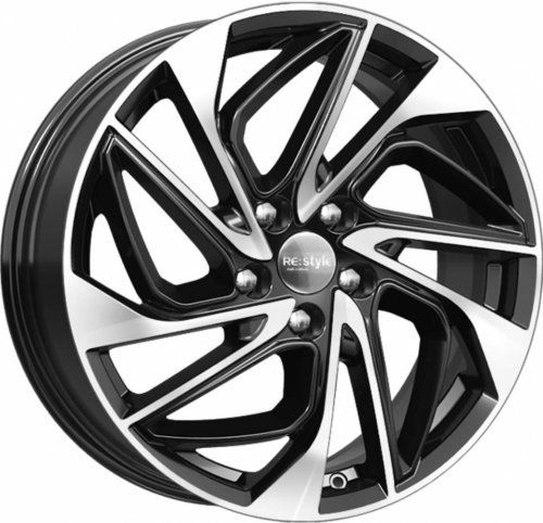 Диски Replica K&K Hyundai (Tucson FL КС883) 7x18 5x114,3 ET51 dia 67,1 алмаз черный - 1