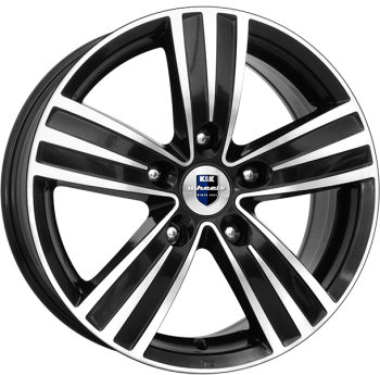 Диски K&K Да Винчи 6,5x16 5x112 ET40 dia 66,6 алмаз черный - 1