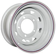 Offroad wheels Land Rover 8x16 5x165,1 ET0 dia 125 белый