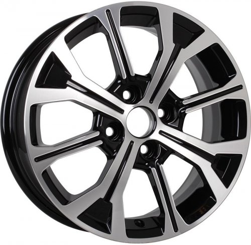 Диски K&K Original Series Lada (Vesta КС945) 6x15 4x100 ET50 dia 60,1 алмаз черный Россия - 1