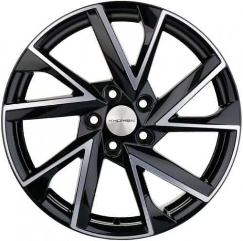 Диски Khomen Wheels KHW1714 (Jac/Москвич 3) 7x17 5x108 ET40 dia 54,1 black-FP - 1