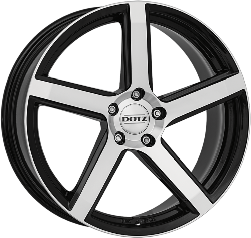 Диски Dotz CP5 dark 9,5x20 5x112 ET35 dia 70,1 black polished - 1