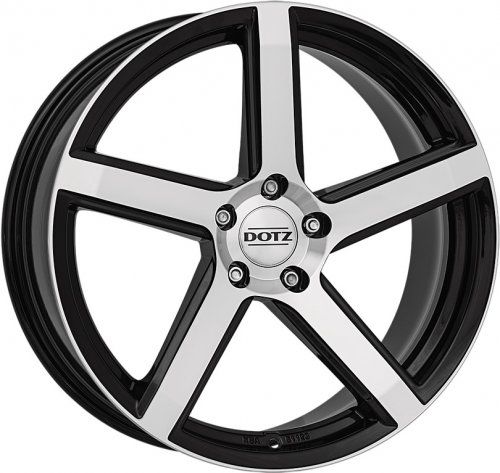 Диски Dotz CP5 dark 9,5x20 5x112 ET28 dia 70,1 black polished - 1