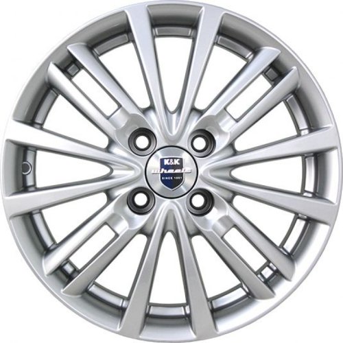 Диски K&K Модена 6x15 4x100 ET50 dia 60,1 сильвер Россия - 1