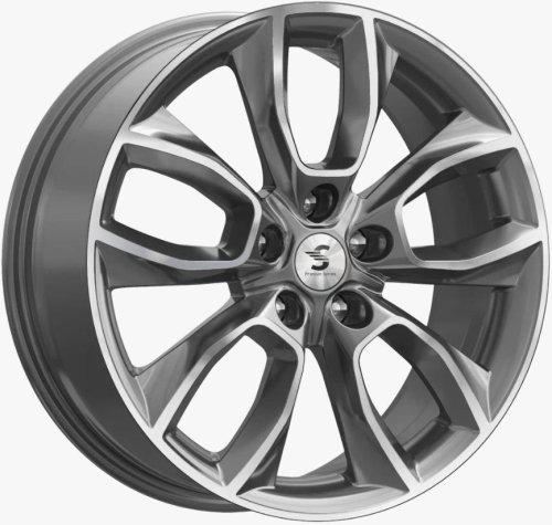 Диски K&K Premium Series КР001 (18_X-Trail) 7x18 5x114,3 ET45 dia 66,1 diamond gloss graphite - 1