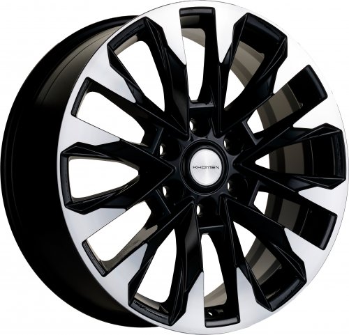 Диски Khomen Wheels KHW2010 (LC 300) 8x20 6x139,7 ET60 dia 95,1 black-FP Россия - 1