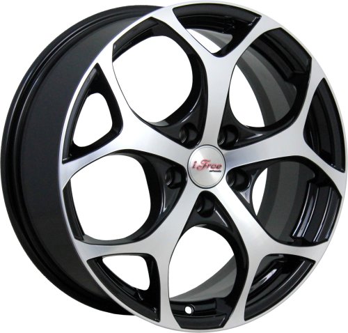Диски iFree Тортуга 7x17 5x114,3 ET38 dia 66,1 блэк джек Россия - 1