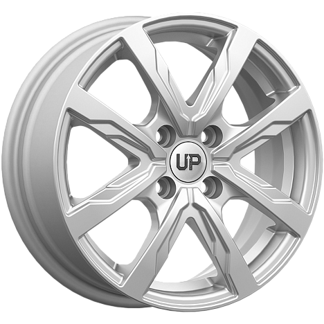 Диски Wheels UP Up122 6x15 4x100 ET37 dia 60,1 silver classic - 1