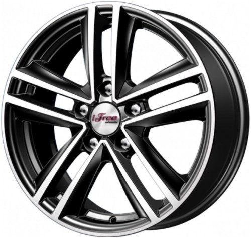 Диски iFree Катар 6,5x16 5x114,3 ET45 dia 67,1 блэк джек Россия - 1