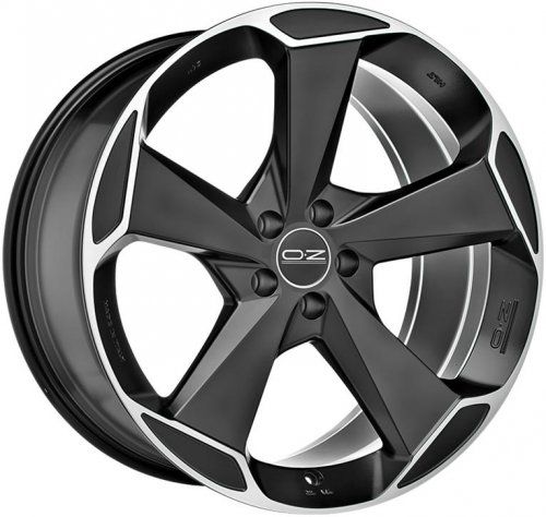 Диски OZ Racing Aspen 9,5x20 5x108 ET36 dia 63,3 matt black diamond cut - 1