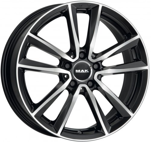 Диски MAK Bremen 8x18 5x112 ET38 dia 66,6 black mirror - 1