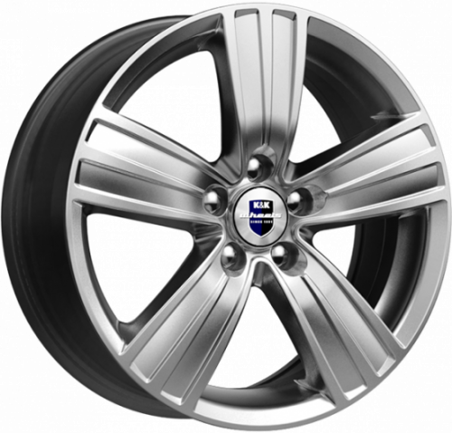 Диски K&K Да Винчи 7,5x17 5x112 ET55 dia 66,6 дарк платинум - 1