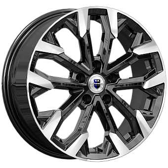 K&K Морейн 6,5x17 5x114,3 ET37 dia 66,6 алмаз черный