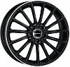 MAK Komet 8x19 5x112 ET38 dia 66,6 gloss black mirror ring