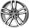 Alutec DriveX 9x20 5x112 ET52 dia 66,6 metal grey front polished