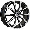 Кованные диски Wolf Skoda Kodiaq 7x17 5x112 ET50 dia 57,1 черный+полировка