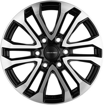 Khomen Wheels KHW1805 (Lexus GX) 7,5x18 6x139,7 ET20 dia 106,1 black-FP Khomen Wheels KHW1805 (Lexus GX) 7,5x18 6x139,7 ET20 dia 106,1 black-FP