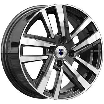 K&K Хант 6x15 4x98 ET30 dia 58,5 алмаз черный