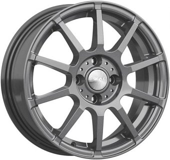 Скад Акита 6x15 4x100 ET40 dia 60,1 графит Россия