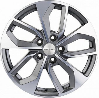 Khomen Wheels KHW1703 (A4) 7x17 5x112 ET46 dia 66,6 gray-FP Россия