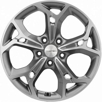 Khomen Wheels KHW1702 (Qashqai) 7x17 5x114,3 ET40 dia 66,1 gray-FP Россия