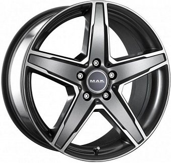 MAK Stern 8,5x19 5x112 ET45 dia 66,6 gun metallic mirror