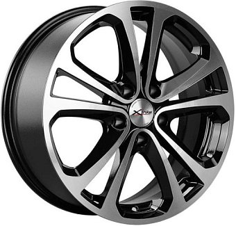 X trike X-113M 7x17 5x114,3 ET37 dia 66,6 BK/FP Россия